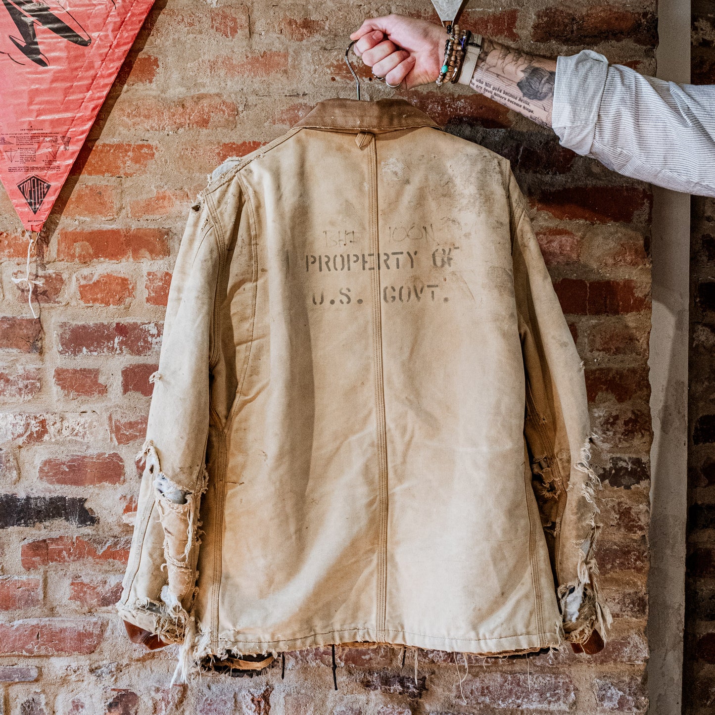 U.S. Prisoner Distressed Carhartt Jacket (XL)