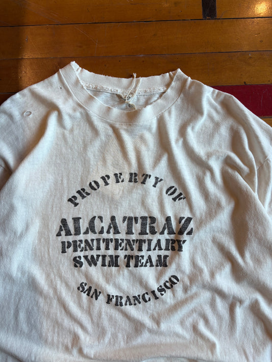 90's 'Alcatraz Swim Team' Tee (XL)