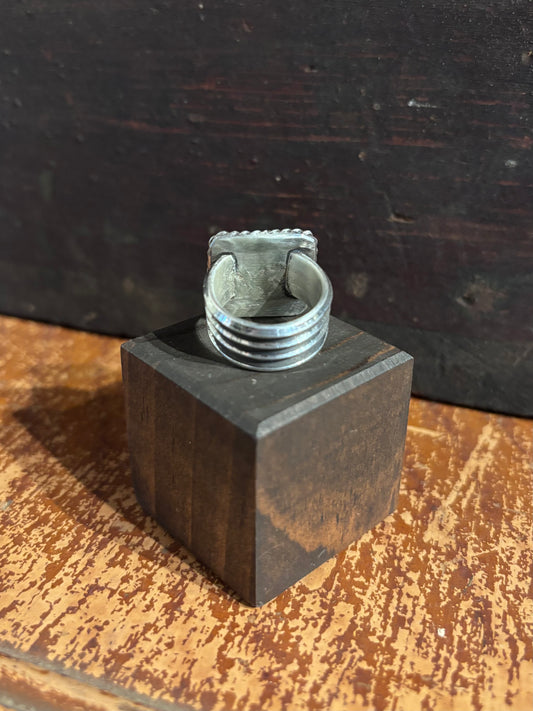 Hard Luck Silver Her Dice Ring