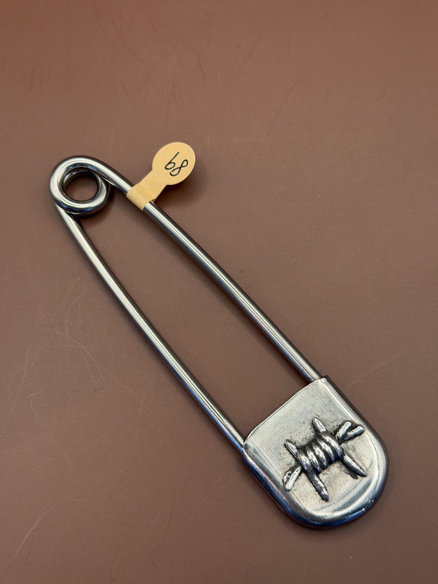 Barbed Wire Sterling Stick Pin - Hard Luck Silver