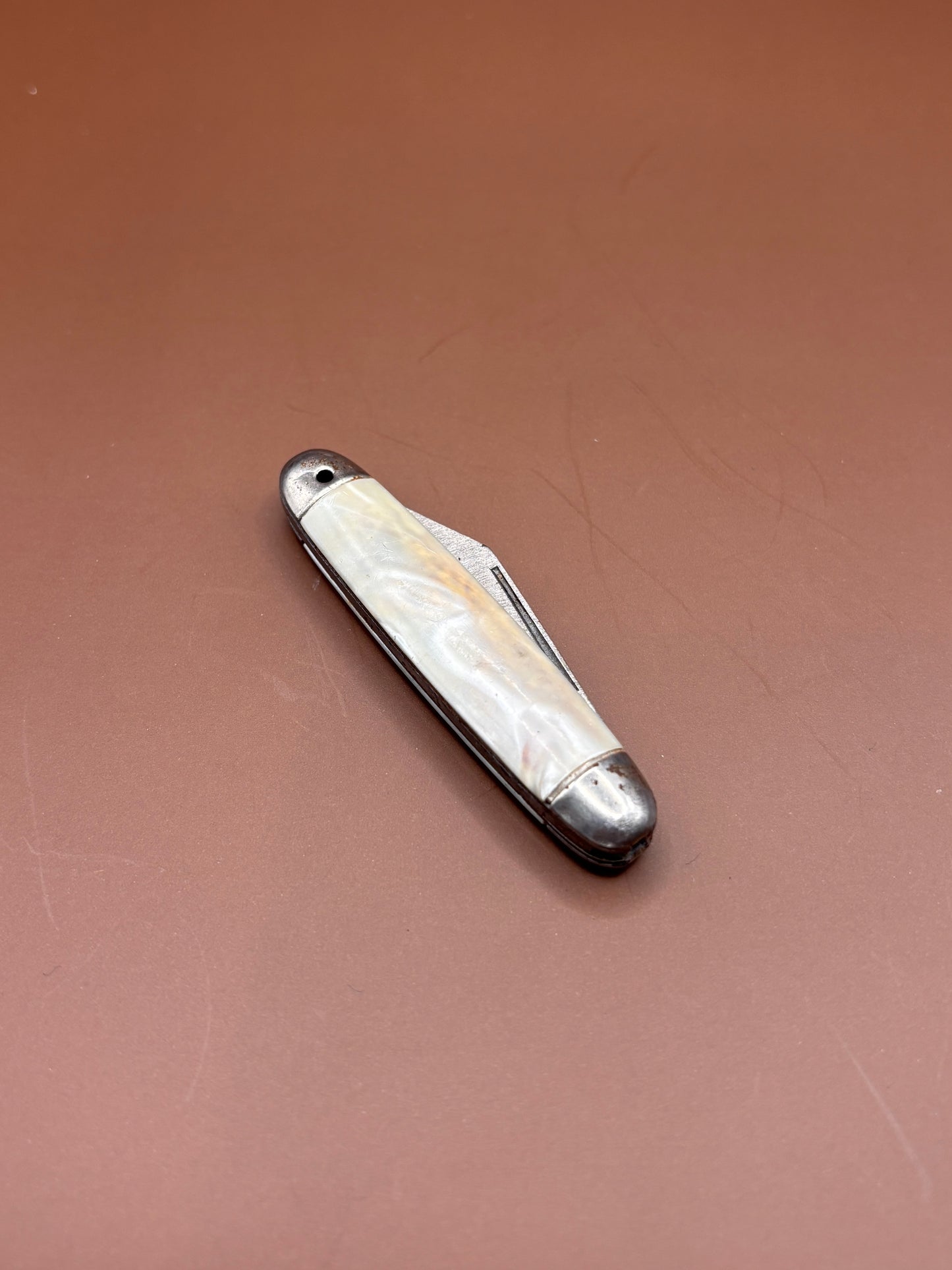 Vintage mother of pearl pocket knife