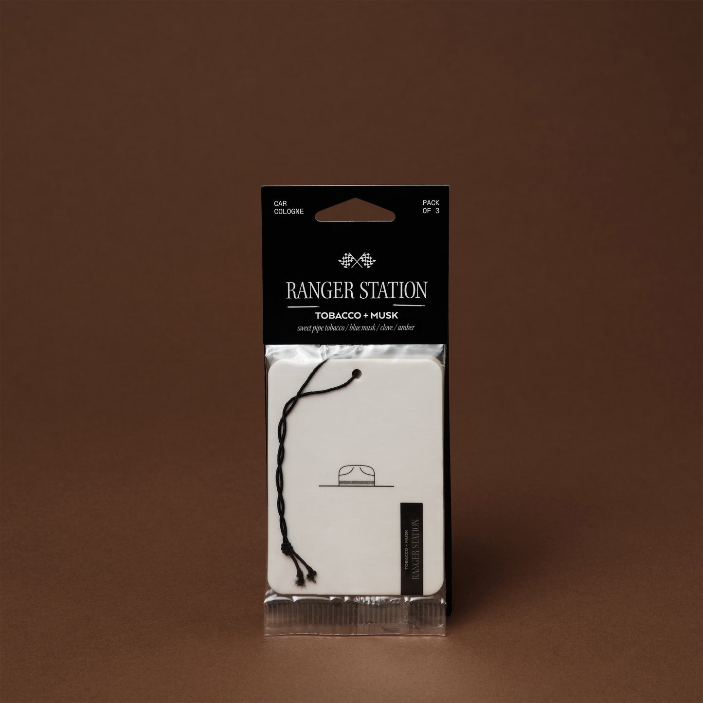 Ranger Station - Tobacco + Musk Car Cologne 3 Pack