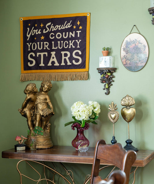 You Should Count Your Lucky Stars Camp Flag • Sierra Ferrell x Oxford Pennant