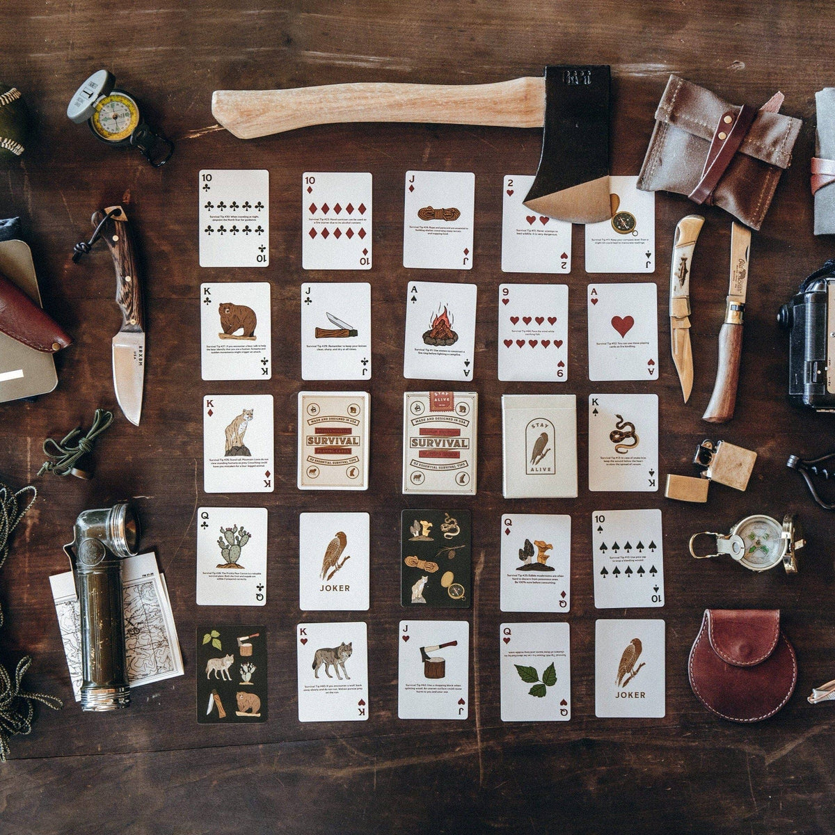 Survival Playing Cards - Green