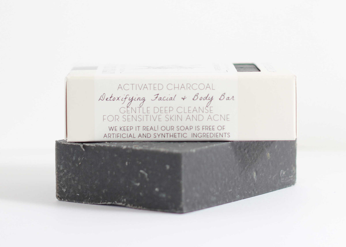 Activated Charcoal Bar Soap - Detoxifying
