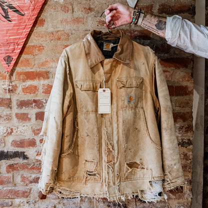 U.S. Prisoner Distressed Carhartt Jacket (XL)