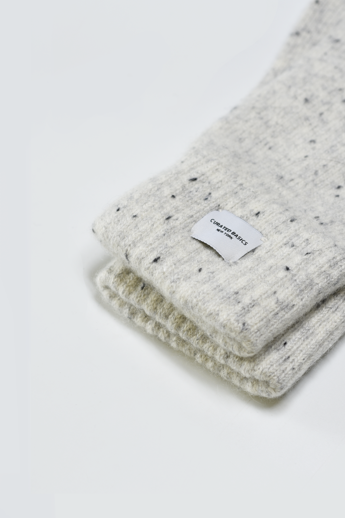 Ribbed Cashmere Wool Knitted Glove