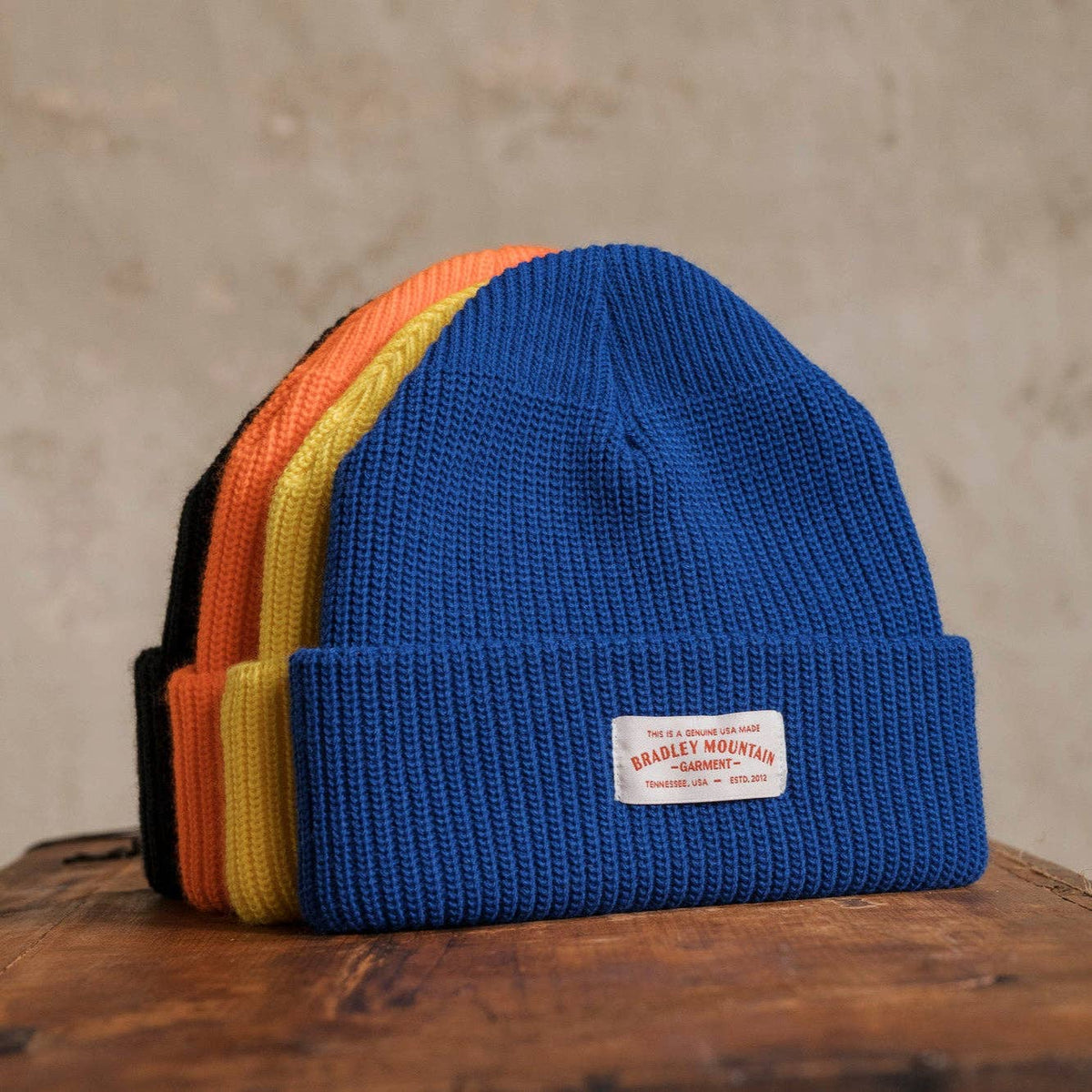 Acrylic Watch Cap - Primary Blue