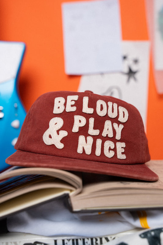 Be Loud Unstructured Hat - Worn & Haggard