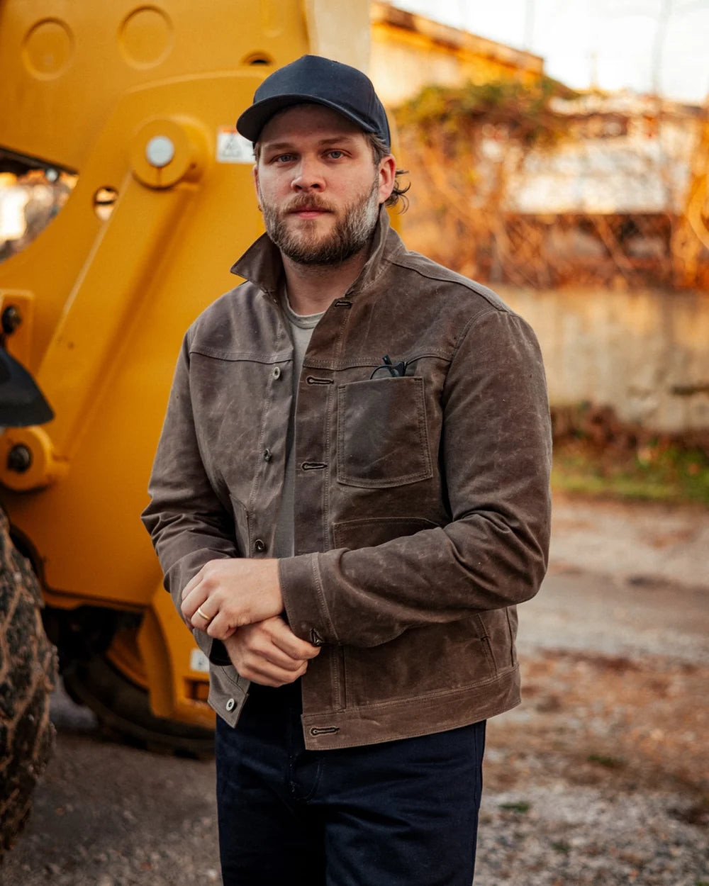 Loyal Stricklin - Wayman Jacket - Dark Oak - Waxed Canvas