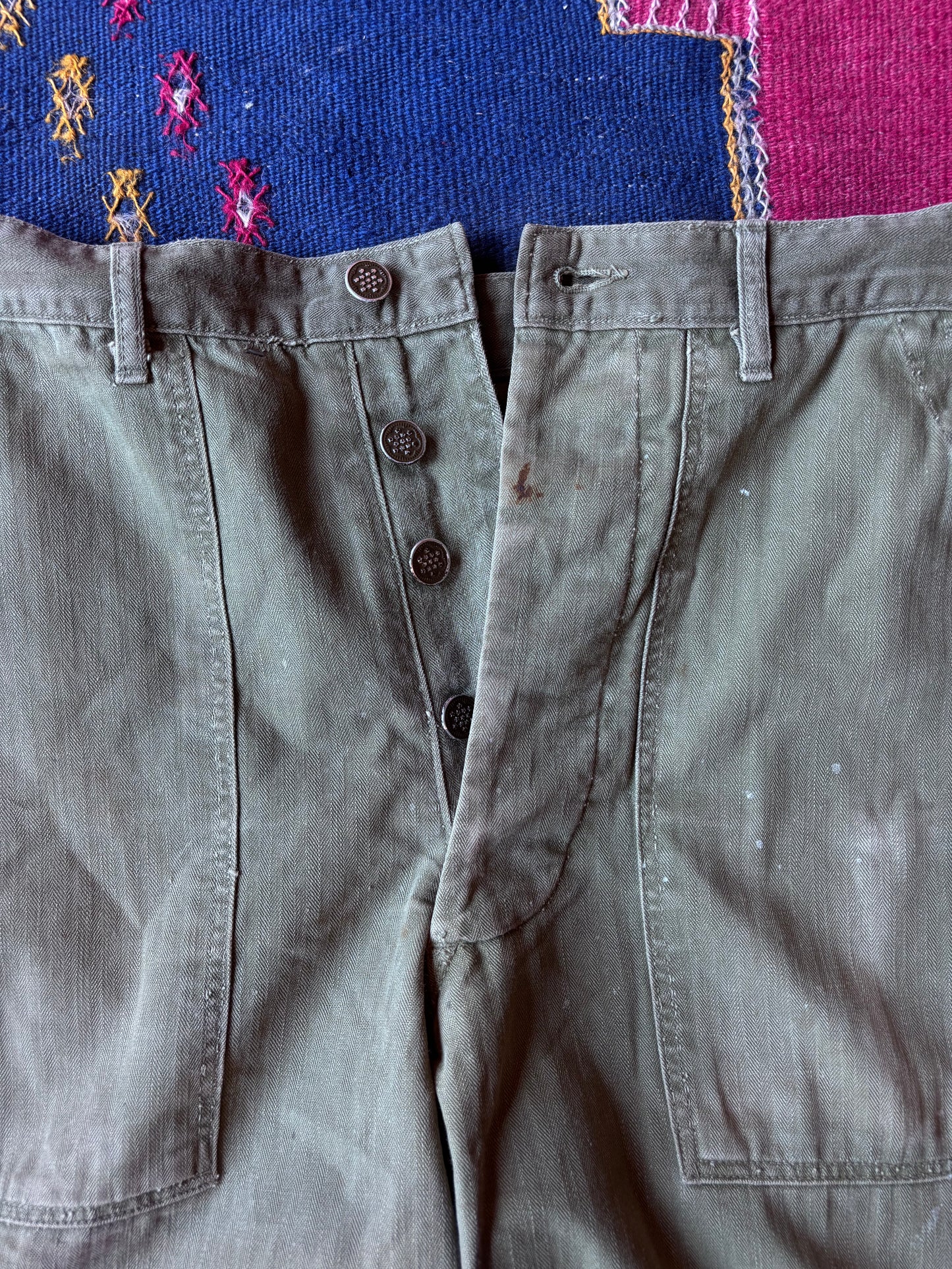 40s WWII HBT Fatigues (29" x 31")