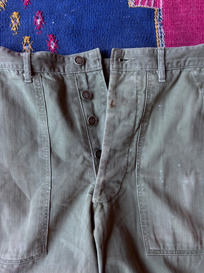 40s WWII HBT Fatigues (29" x 31")