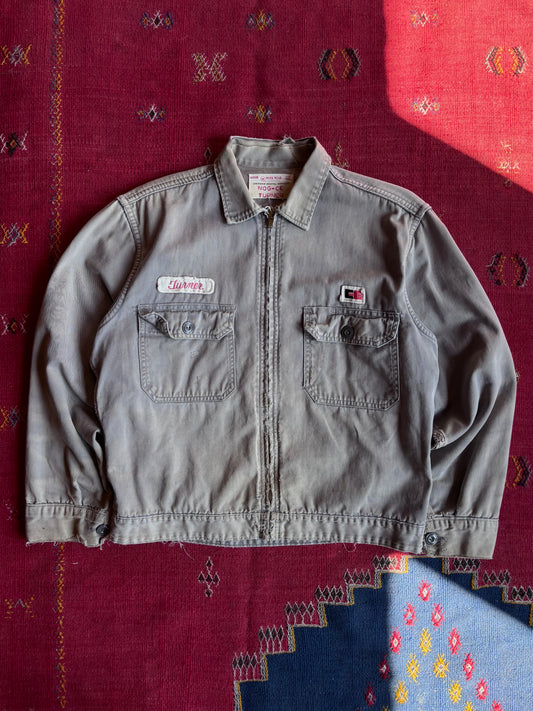 60s 'TURNER' Cropped Work Jacket (M)