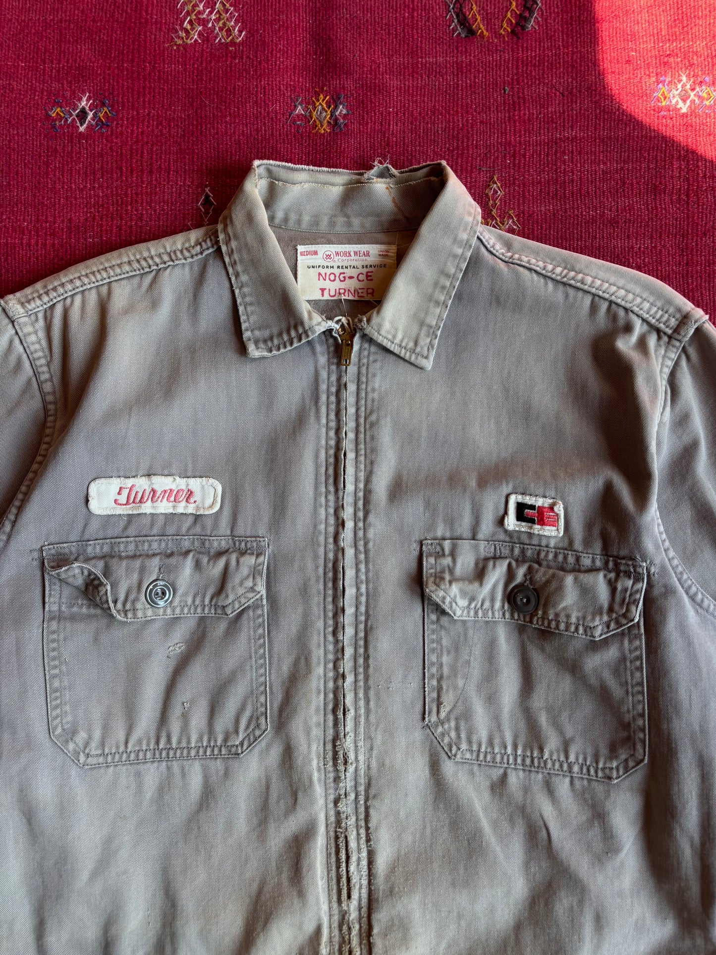 60s 'TURNER' Cropped Work Jacket (M)