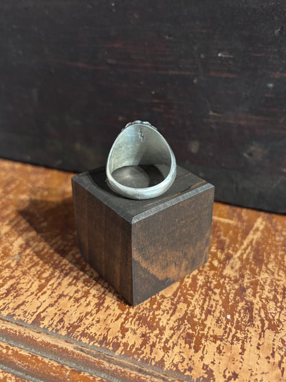 Hard Luck Silver Horse Signet Ring