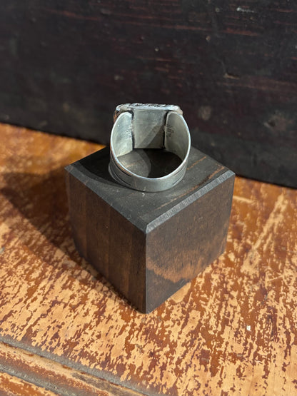Hard Luck Silver His Dice Ring