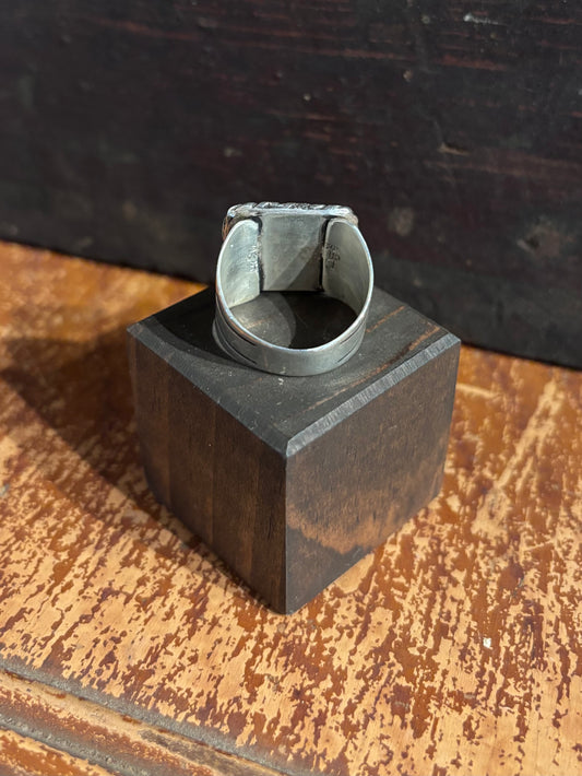 Hard Luck Silver His Dice Ring