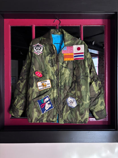 Vintage 60's Vietnam Era Souvneir Jacket (L)