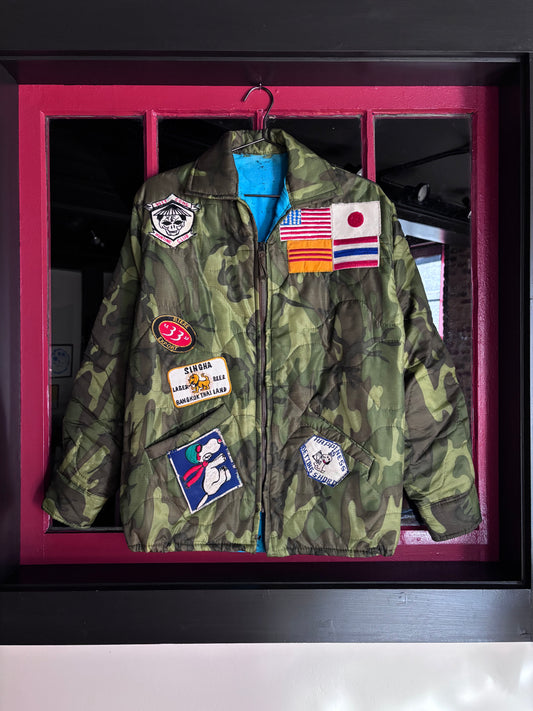 Vintage 60's Vietnam Era Souvneir Jacket (L)