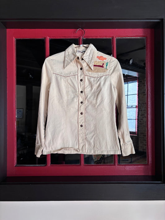 Vintage 70's Western Buttonup (S)