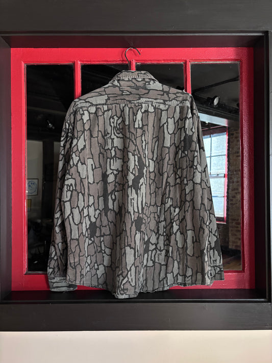 Vintage 'Bark' Camo Buttonup (XL)
