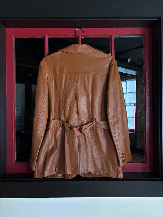 Vintage 70's Leather Blazer (M)