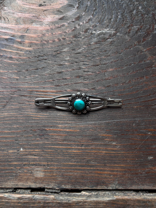 Turquoise Arrow Brooch