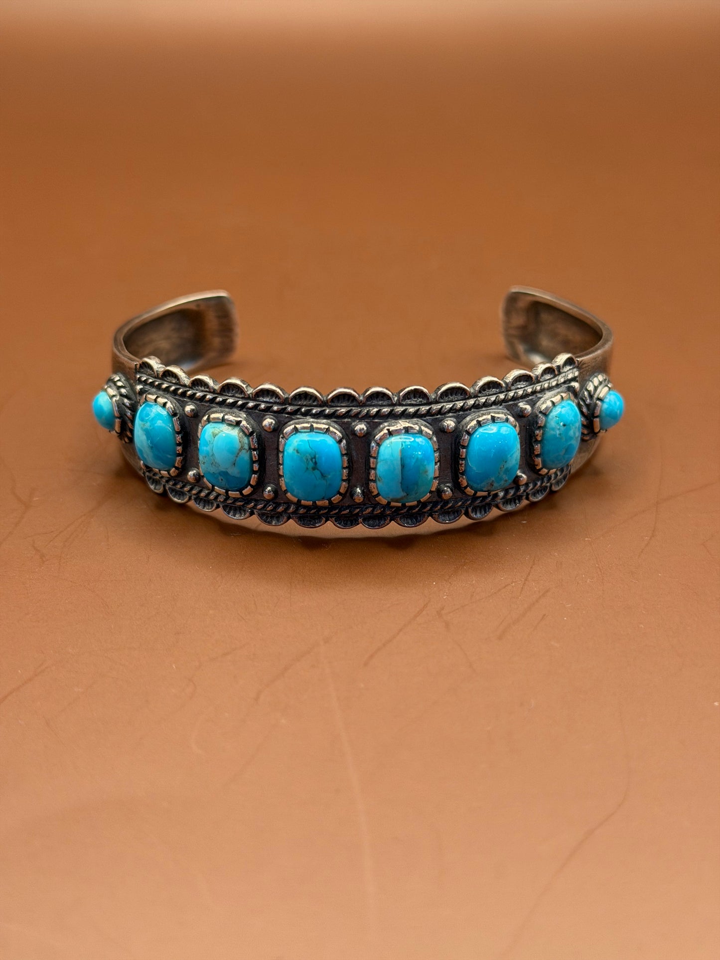 Multi Stone Turquoise Cuff