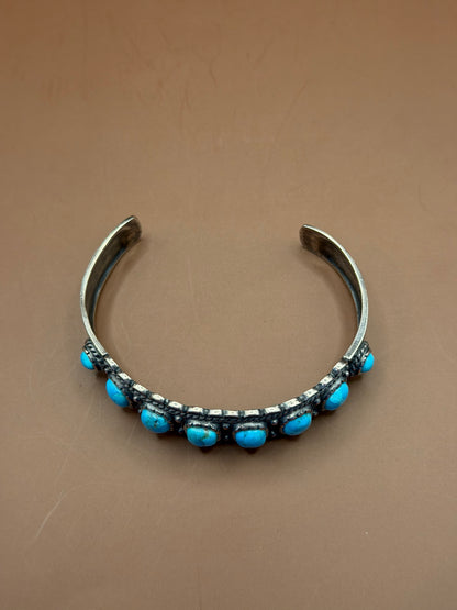 Multi Stone Turquoise Cuff