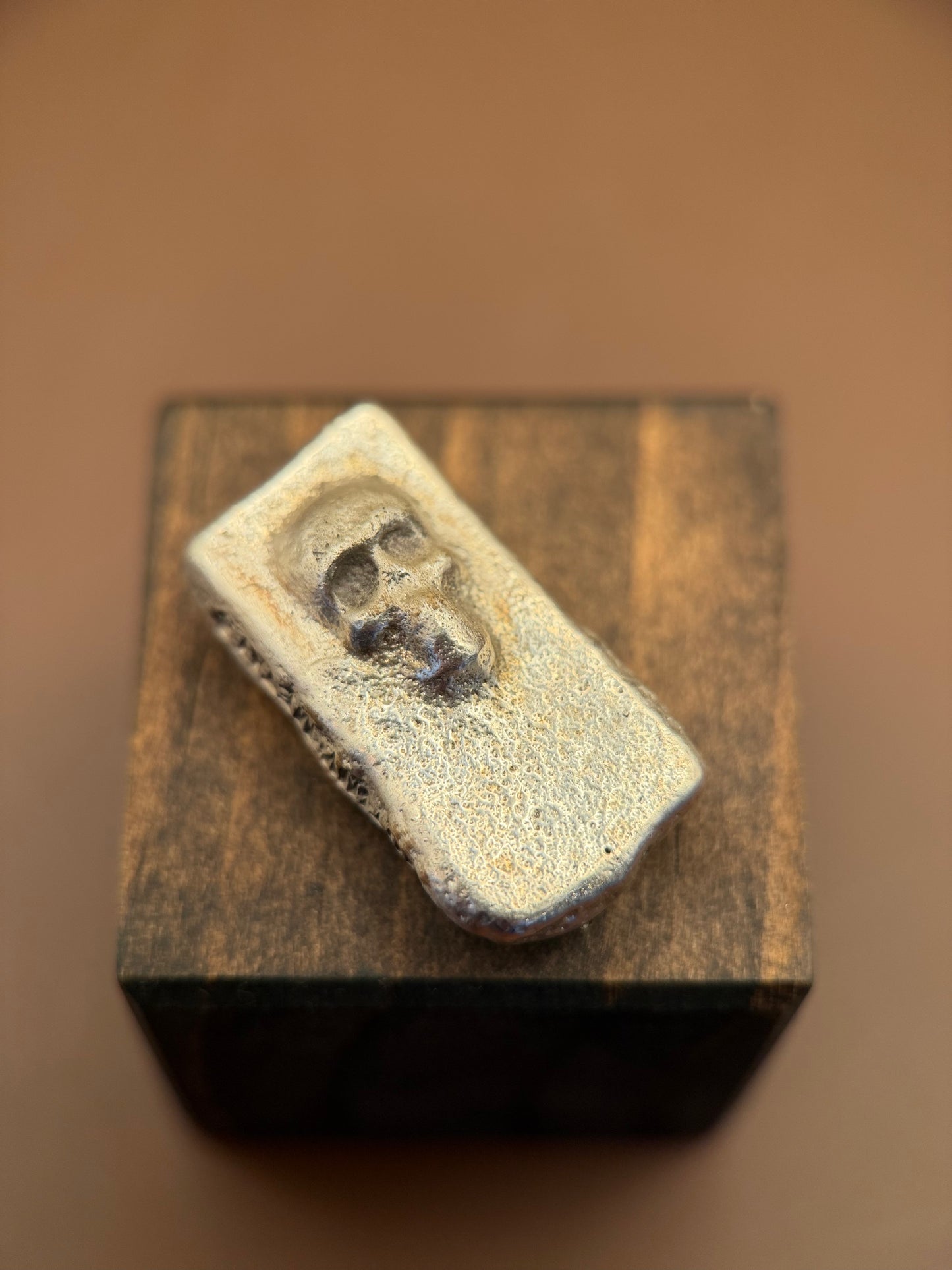 Cast Sterling Silver Skull Fetish, 925