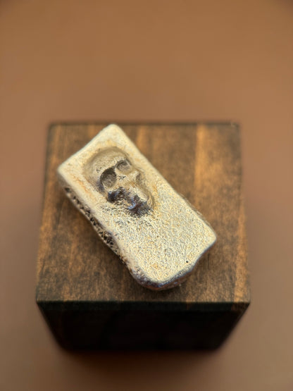 Cast Sterling Silver Skull Fetish, 925