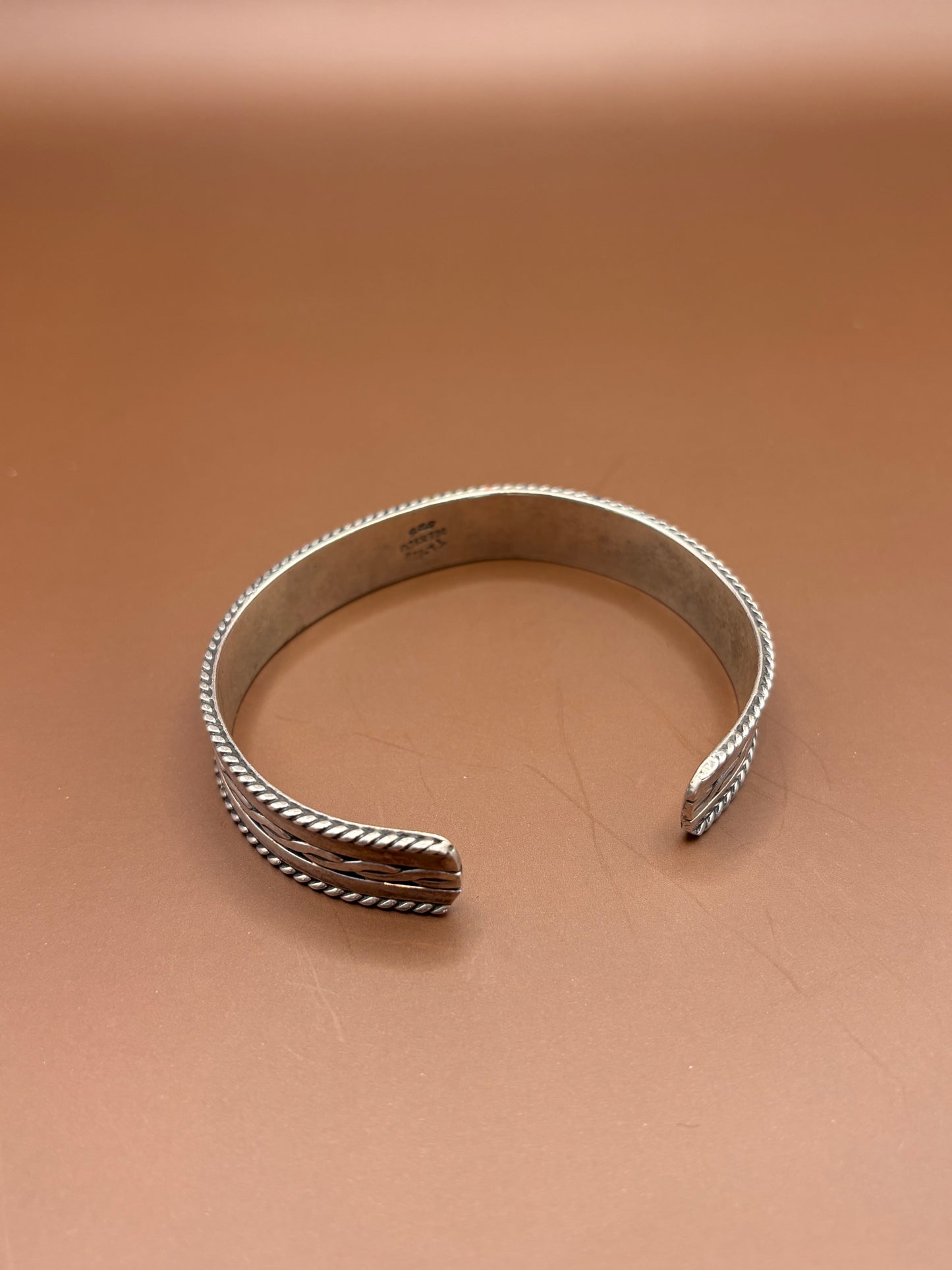 Vintage Silver Cuff - 925 Mexico