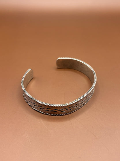 Vintage Silver Cuff - 925 Mexico