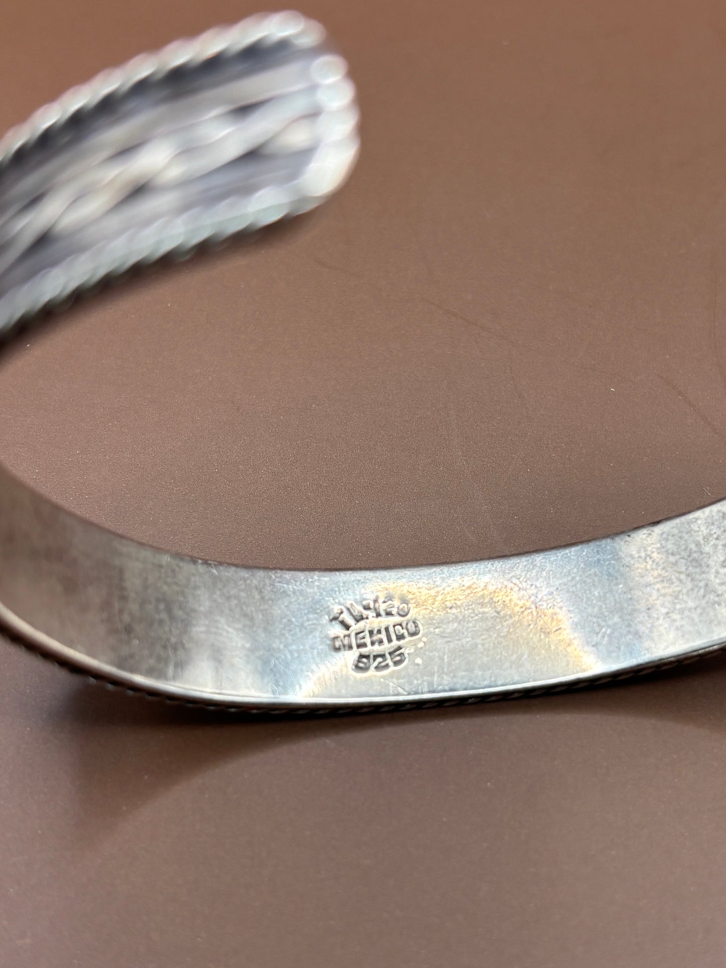 Vintage Silver Cuff - 925 Mexico