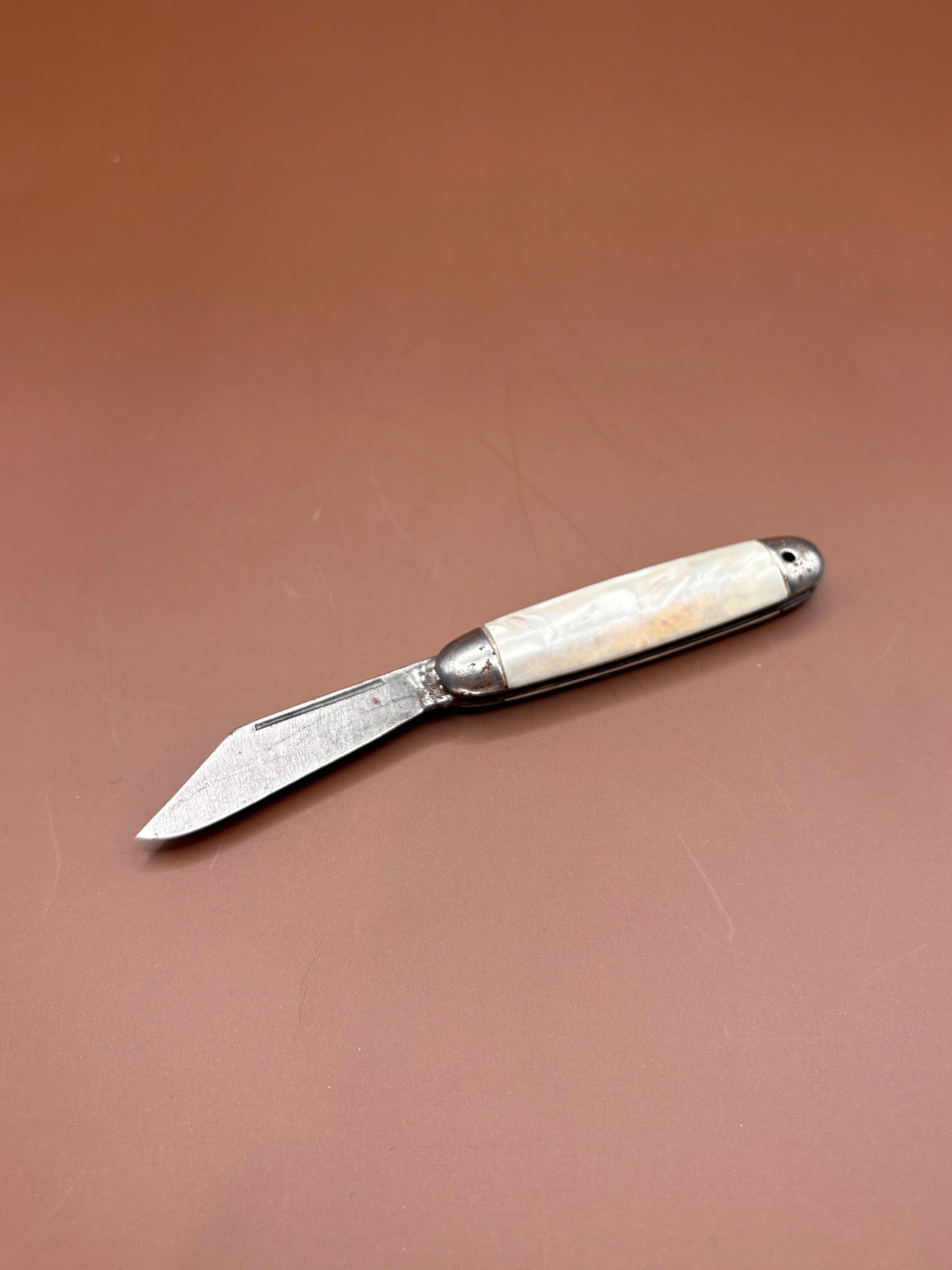 Vintage mother of pearl pocket knife