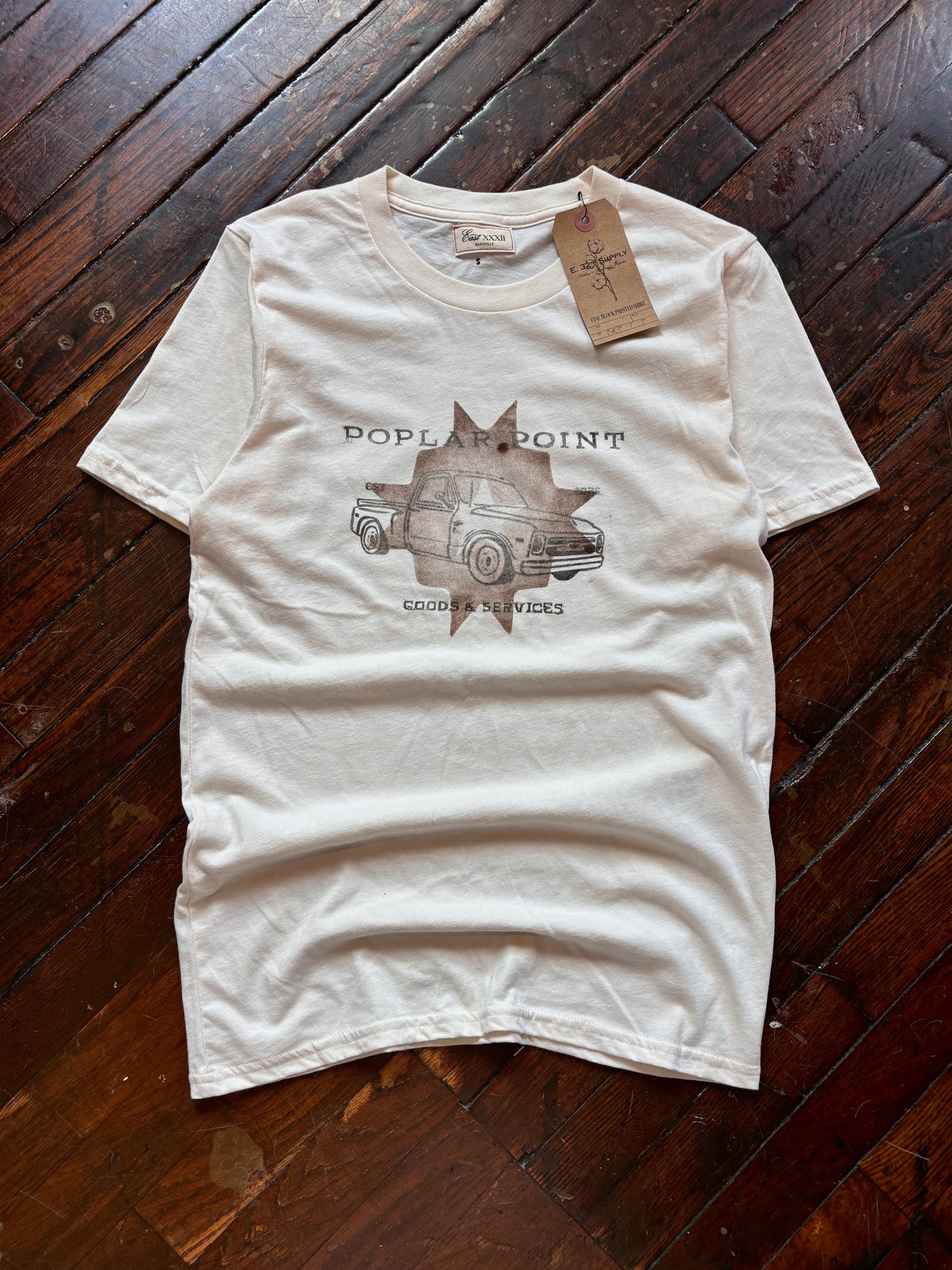 Poplar Point x E.32nd Supply - Goods And Services Tee