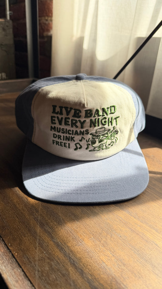 Live Band Hat - Worn and Haggard