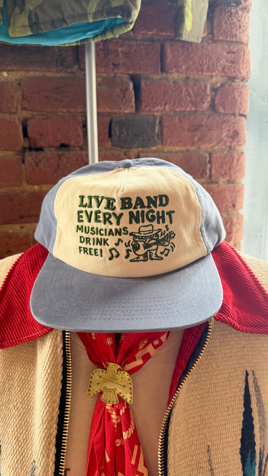 Live Band Hat - Worn and Haggard