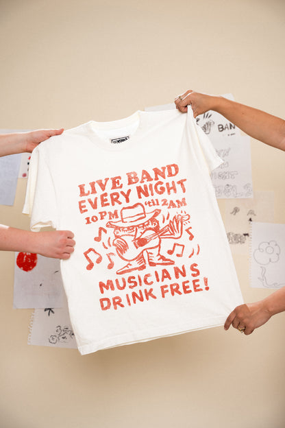 Live Band Graphic Tee