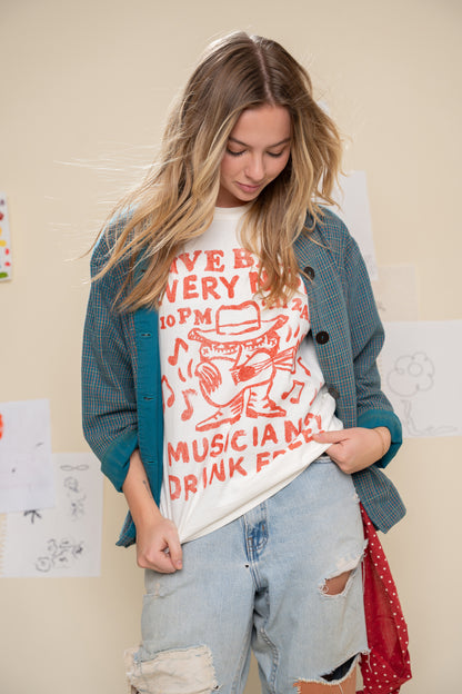 Live Band Graphic Tee