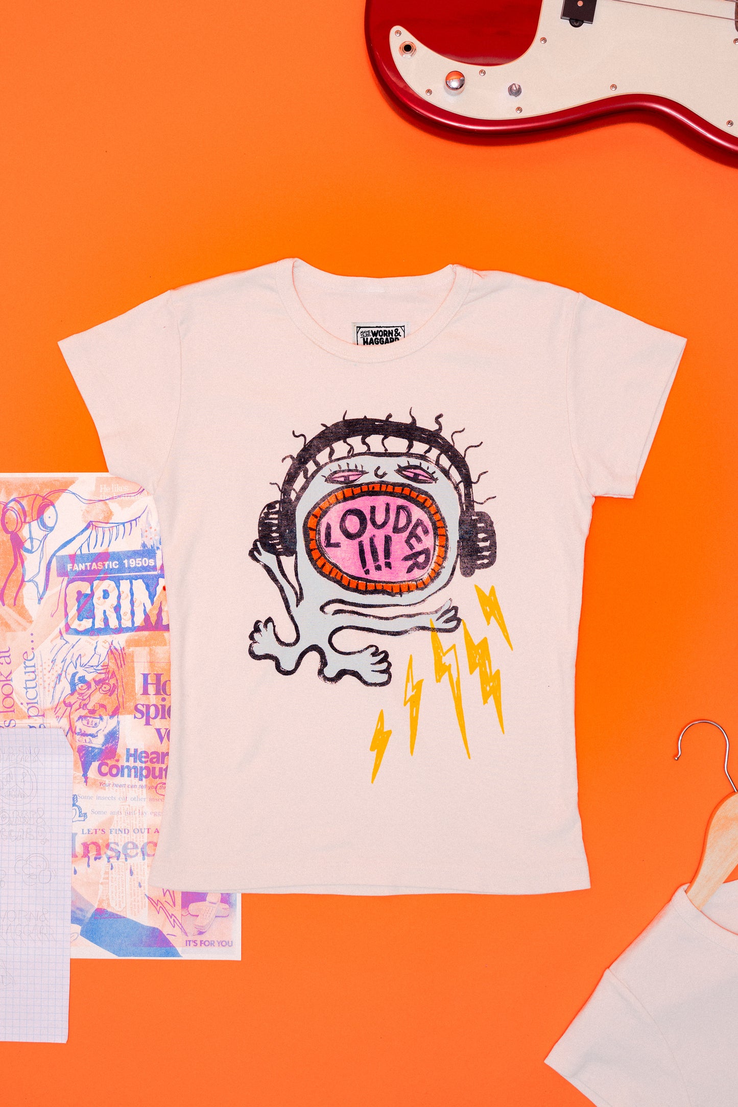 Louder Graphic Baby Tee