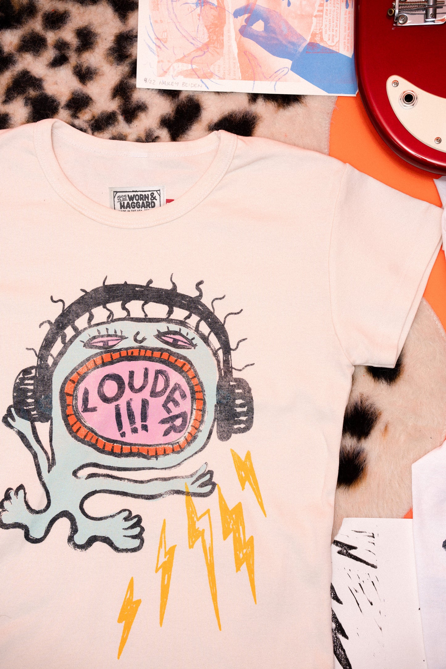 Louder Graphic Baby Tee