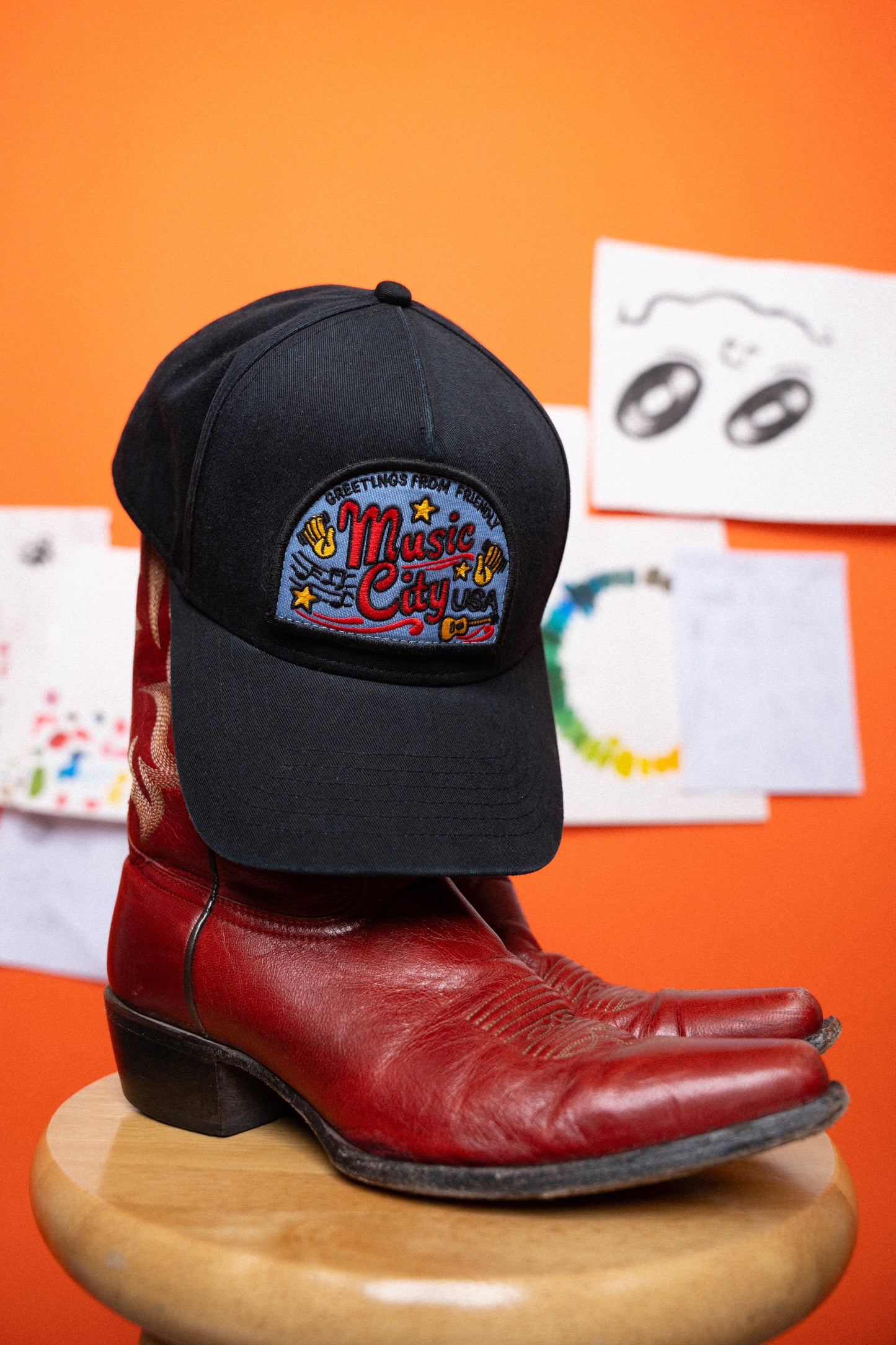 Music City Structured Hat - Worn & Haggard