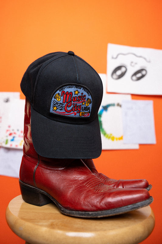 Music City Structured Hat - Worn & Haggard
