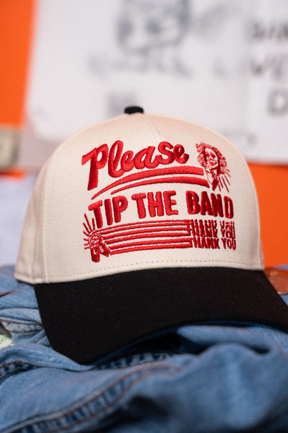 Please Tip the Band Structured Hat - Worn & Haggard
