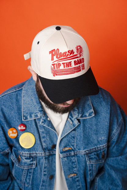 Please Tip the Band Structured Hat - Worn & Haggard