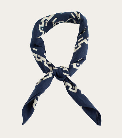 Willie Taylor & Co - Navy Buckin’ Cowboy Japanese Cotton Bandana