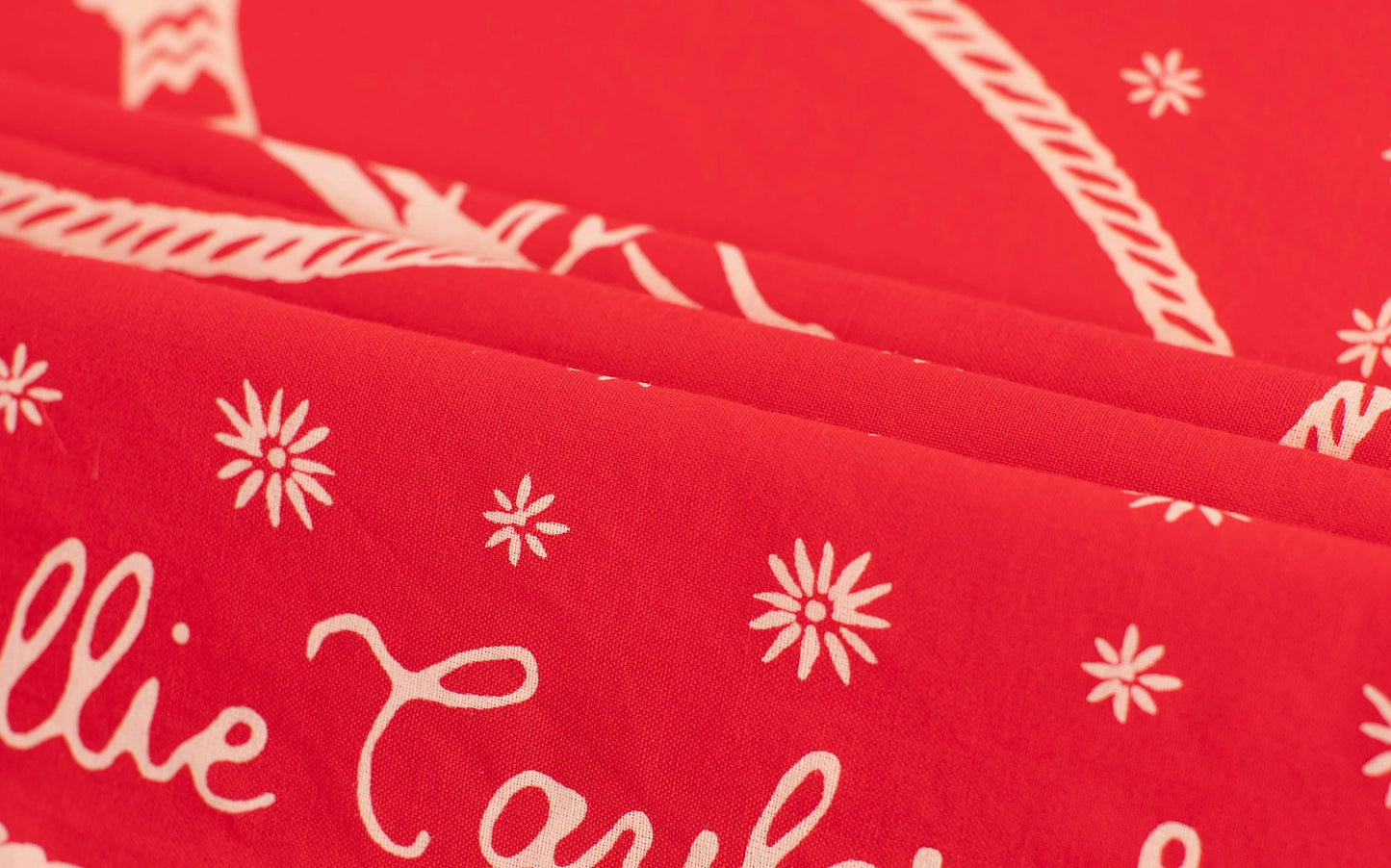Willie Taylor & Co - Red Buckin’ Cowboy Japanese Cotton Bandana