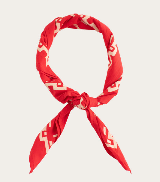 Willie Taylor & Co - Red Buckin’ Cowboy Japanese Cotton Bandana