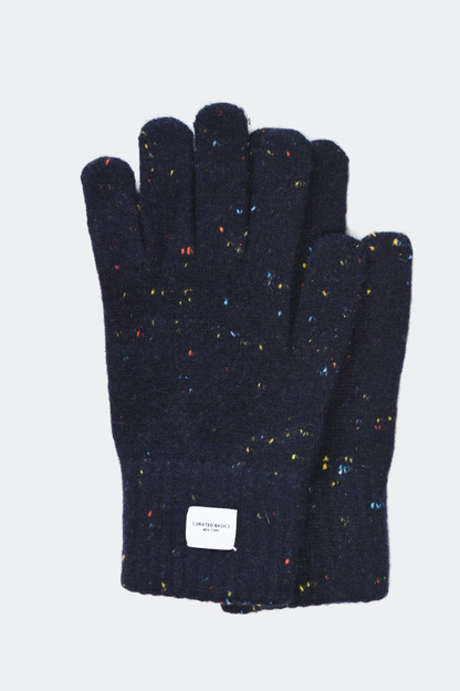 Ribbed Cashmere Wool Knitted Glove